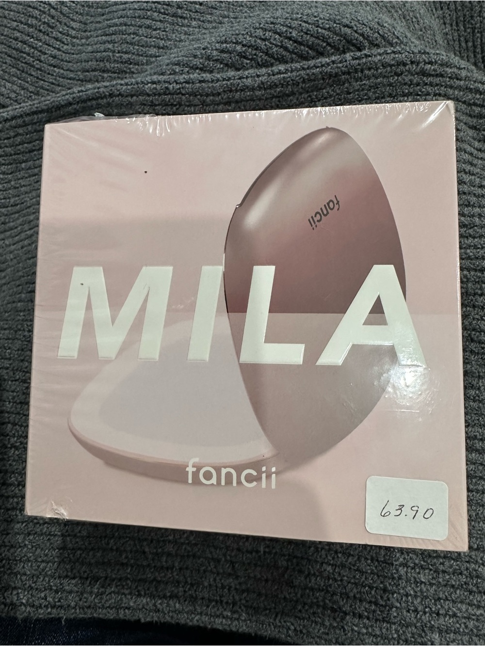 fancii MILA Portable Makeup Mirror in Blush Pink